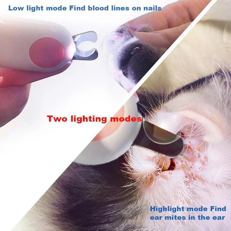 LED Pet Nail Clipper | Grooming for Cats & Small Dogs