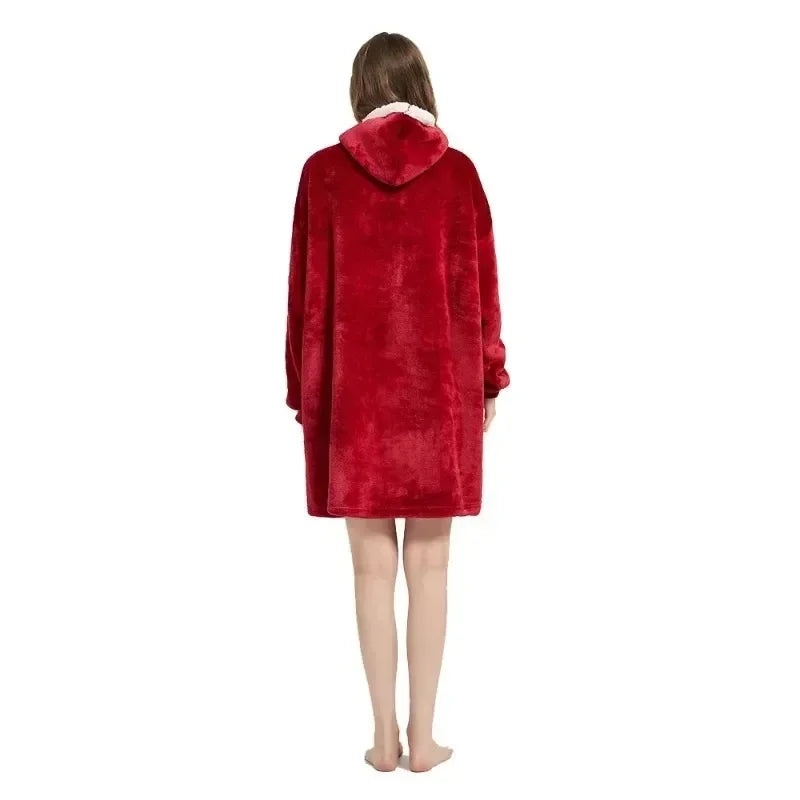 Oversized Fleece Blanket  Hoodie