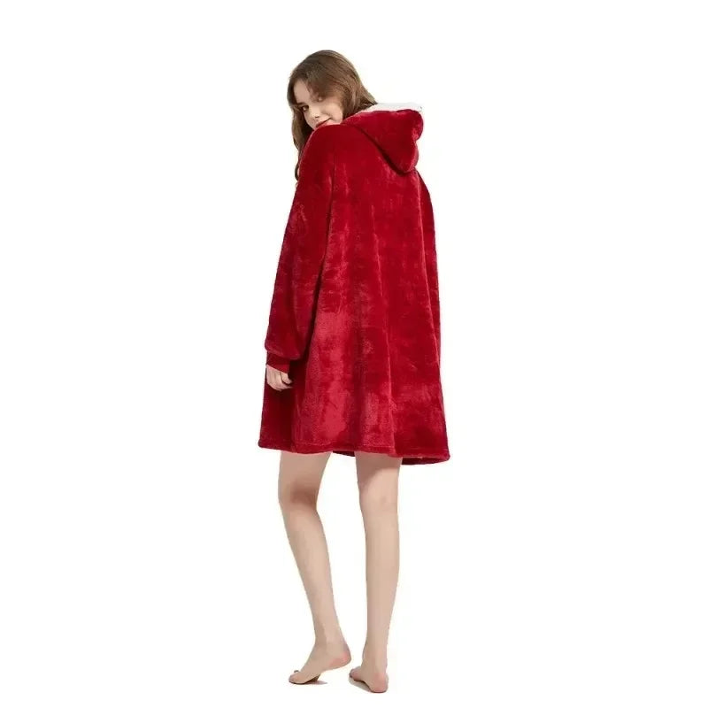 Oversized Fleece Blanket  Hoodie