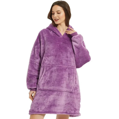 Oversized Fleece Blanket  Hoodie