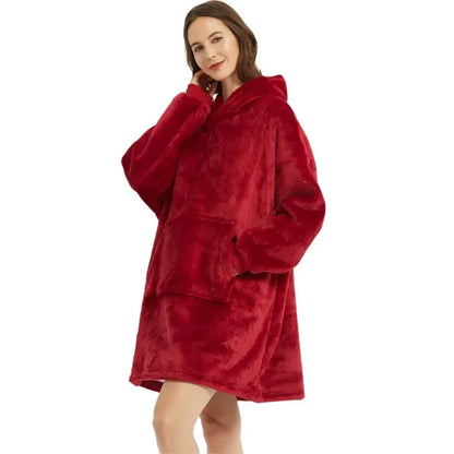 Oversized Fleece Blanket  Hoodie