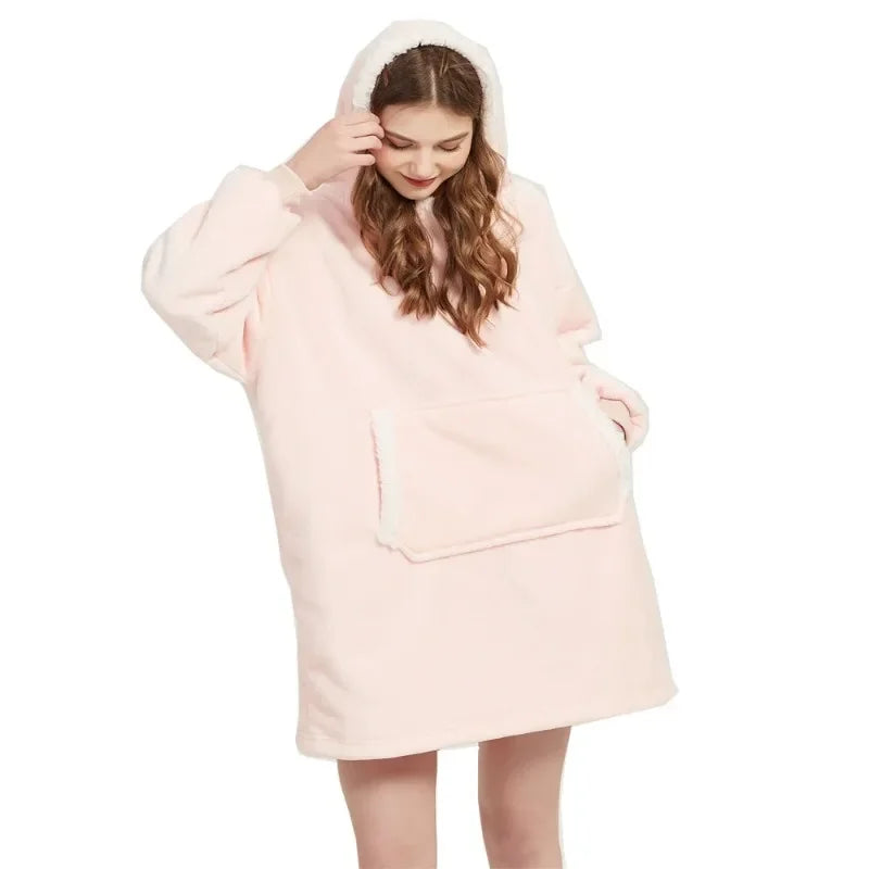 Oversized Fleece Blanket  Hoodie