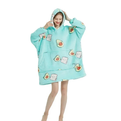 Oversized Fleece Blanket  Hoodie