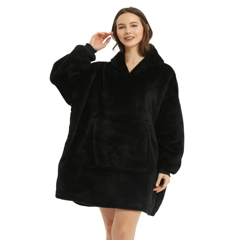 Oversized Fleece Blanket  Hoodie